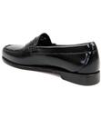 BASS WEEJUNS Womens Retro 60s Black Penny Loafers
