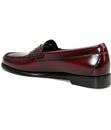 BASS WEEJUNS Womens Retro 60s Wine Penny Loafers