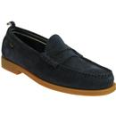 Larson Suede BASS WEEJUNS 60s Beef Roll Loafers N