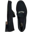 Lincoln Reverso BASS WEEJUNS Suede Snaffle Loafers