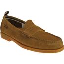 Larson Suede BASS WEEJUNS Retro Beef Roll Loafers 