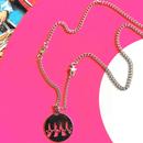 The Beatles Abbey Road Retro Disc Pendant Necklace