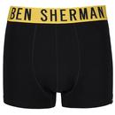 + Wyatt BEN SHERMAN 3 Pack Men's Trunks in Black