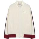 Ben Sherman 90s Taped Sleeve Track Top in Ivory 0067887 015