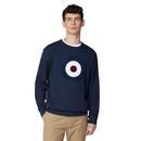 BEN SHERMAN Applique Mod Target Logo Sweater DB