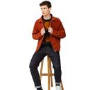 BEN SHERMAN Men's Retro Mod Argyle Knitted Jumper