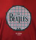 BEN SHERMAN The Beatles Gingham Drum Retro T-shirt