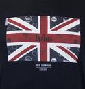 BEN SHERMAN The Beatles Union Jack Retro T-shirt