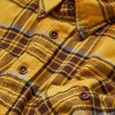 BEN SHERMAN Mod Brushed Ivy Check Shirt SUNFLOWER