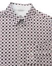 BEN SHERMAN Retro 60s Mod Spot Chambray Shirt (W)