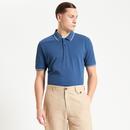 Ben Sherman Tipped Chequerboard Textured Polo (I)