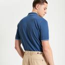 Ben Sherman Tipped Chequerboard Textured Polo (I)