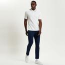 Ben Sherman Tipped Chequerboard Textured Polo (SW)