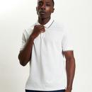 Ben Sherman Tipped Chequerboard Textured Polo (SW)