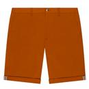 BEN SHERMAN Men's Retro Mod Chino Shorts in Tan
