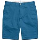 Ben Sherman Retro Chino Shorts in Wedgewood Blue
