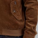 BEN SHERMAN Retro 60s Mod Cord Harrington Jacket