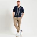 Ben Sherman Floral Border Knitted Resort Shirt DN