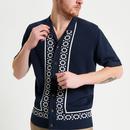 Ben Sherman Floral Border Knitted Resort Shirt DN