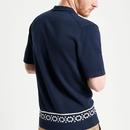 Ben Sherman Floral Border Knitted Resort Shirt DN