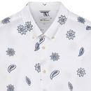 Ben Sherman Stencil Floral Print Button Down Shirt