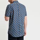 Ben Sherman Retro Geo Print Button Down Shirt R
