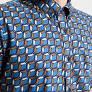 Ben Sherman Retro Geo Print Button Down Shirt R