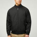 Ben Sherman Signature Harrington Jacket in Black 1012350 290 