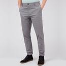 Ben Sherman Heritage Check 60s Mod Trousers in Anthracite