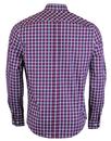 BEN SHERMAN Mod 60s House Check Shirt in Red