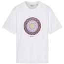 Ben Sherman Kaleidoscope Mod Festival Target T-shirt in White 0076124 010