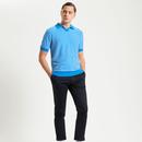 Ben Sherman Vertical Wave Johnny Collar Polo Shirt