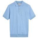 Ben Sherman Signature Knitted Polo in Glacier Blue 1012857 091