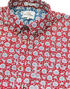 BEN SHERMAN 1960s Mod Floral Paisley S/S Shirt