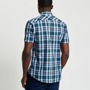 Ben Sherman Irregular Check Button Down Shirt DG
