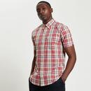 Ben Sherman Irregular Check Button Down SS Shirt C