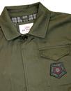 BEN SHERMAN 60s Mod Twill Military Badged Jacket P