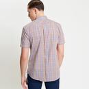 Ben Sherman Mini Gingham Mod Button Down Shirt SW
