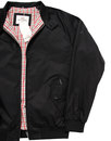 BEN SHERMAN 60s Mod Retro Harrington Jacket BLACK