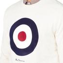 BEN SHERMAN Mod Target Signature Sweatshirt (Ecru)