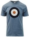 BEN SHERMAN Pop Art Mod Target T-Shirt BLUE SHADOW