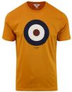 BEN SHERMAN 60s Pop Art Mod Target T-Shirt OCHRE