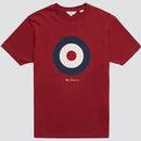 Ben Sherman Mod Target T-shirt in Claret