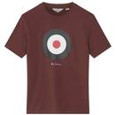 Ben Sherman Signature Mod Target T-shirt in Wine 1012349 580