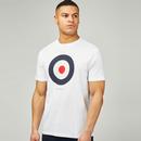 Ben Sherman Signature Mod Target Tee in White 1012349 010