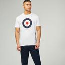 BEN SHERMAN Signature Mod Target Logo Tee White