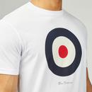 BEN SHERMAN Signature Mod Target Logo Tee White