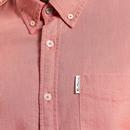 BEN SHERMAN Mod Button Down S/S Oxford Shirt C