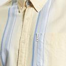 Ben Sherman Oxford Stripe Mod Button Down Shirt C