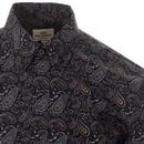 BEN SHERMAN 60s Mod Classic Paisley Print Shirt A